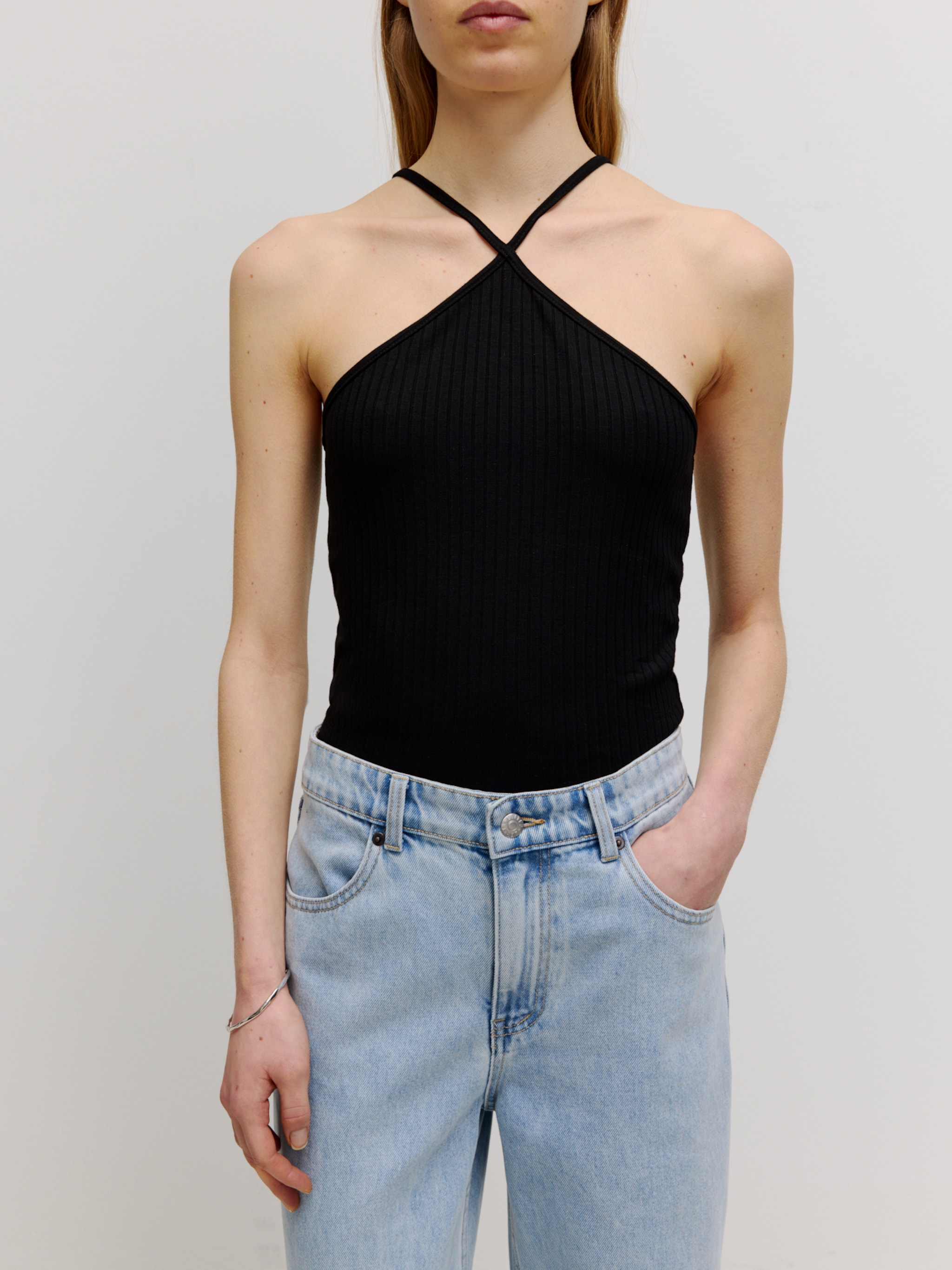 EDITED Producten Top 'Serafine' Zwart