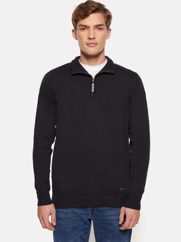 Signal Pullover 'Klaus' in Schwarz: Vorderseite