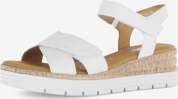 GABOR - Sandália em branco: frente