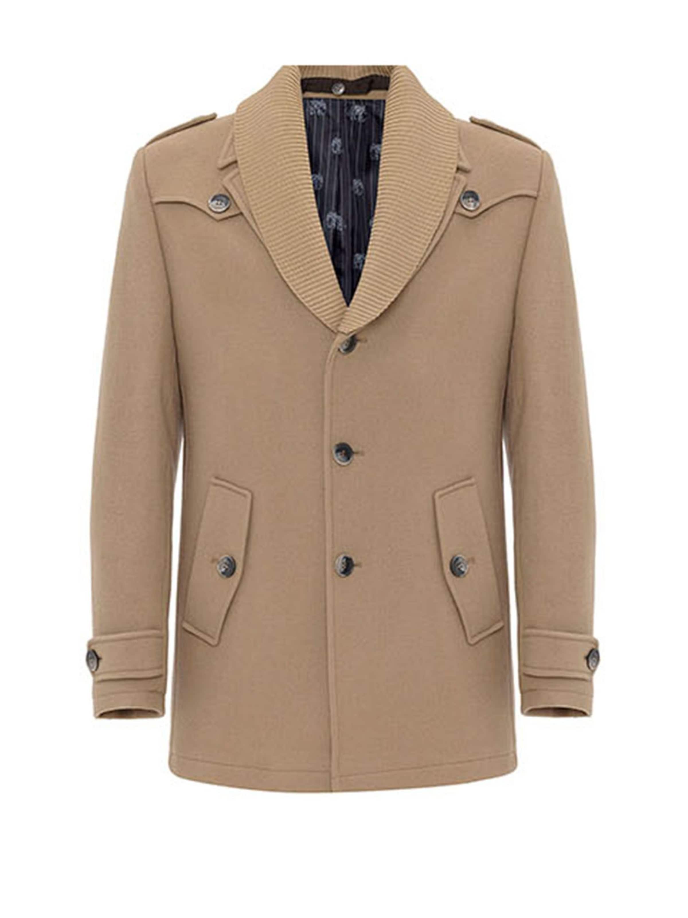 Moxx Paris Ανοιξιάτικο και φθινοπωρινό παλτό σε μπεζ: μπροστά