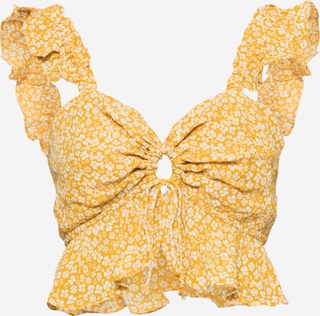 Bardot Topp i gul: framsida