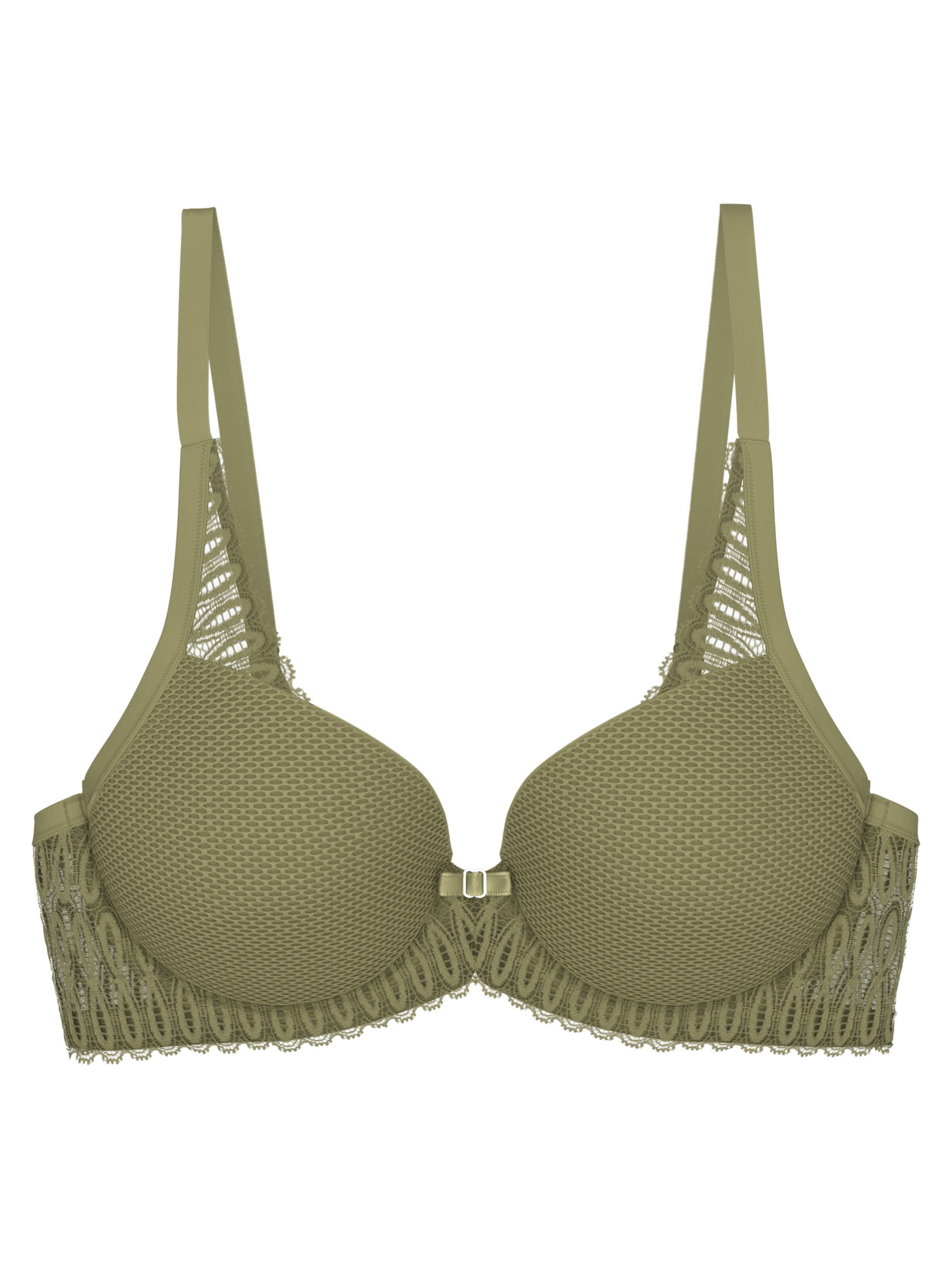 TRIUMPH T-shirt Bra 'Aura Spotlight T' in Green: front