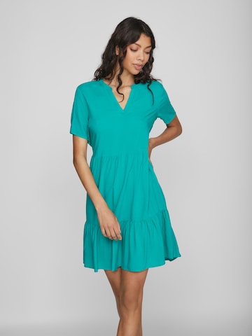 VILA Košeľové šaty 'Paya' - Zelená: predná strana