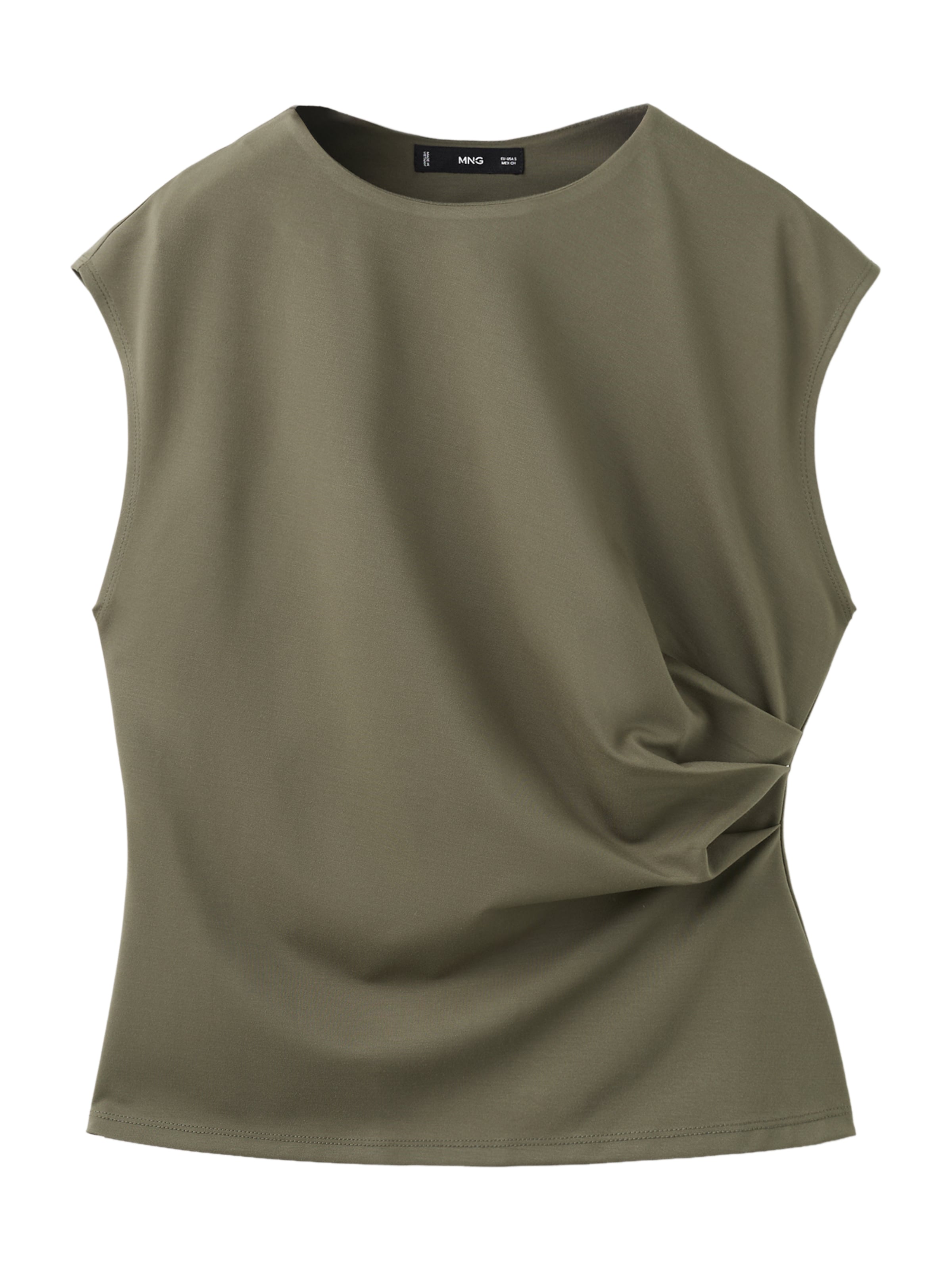 MANGO Top 'CANDELO' in Grün: Vorderseite