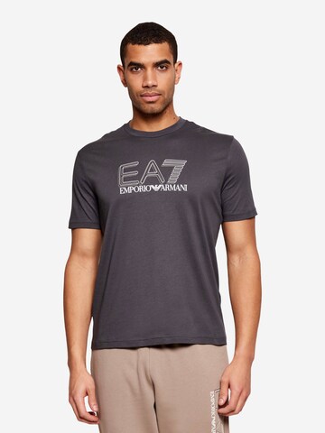 Maglietta '7M001307 AF10375' di EA7 Emporio Armani in grigio: frontale