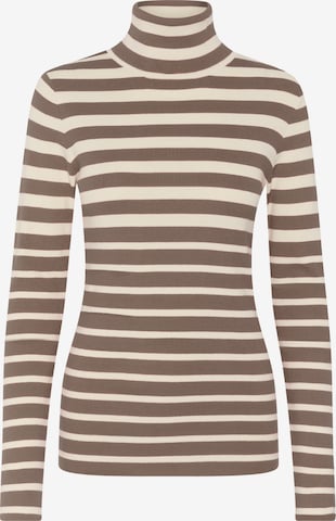 SOAKED IN LUXURY Pullover 'Spina' in Braun: Vorderseite