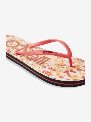 Tongs O'NEILL en rouge