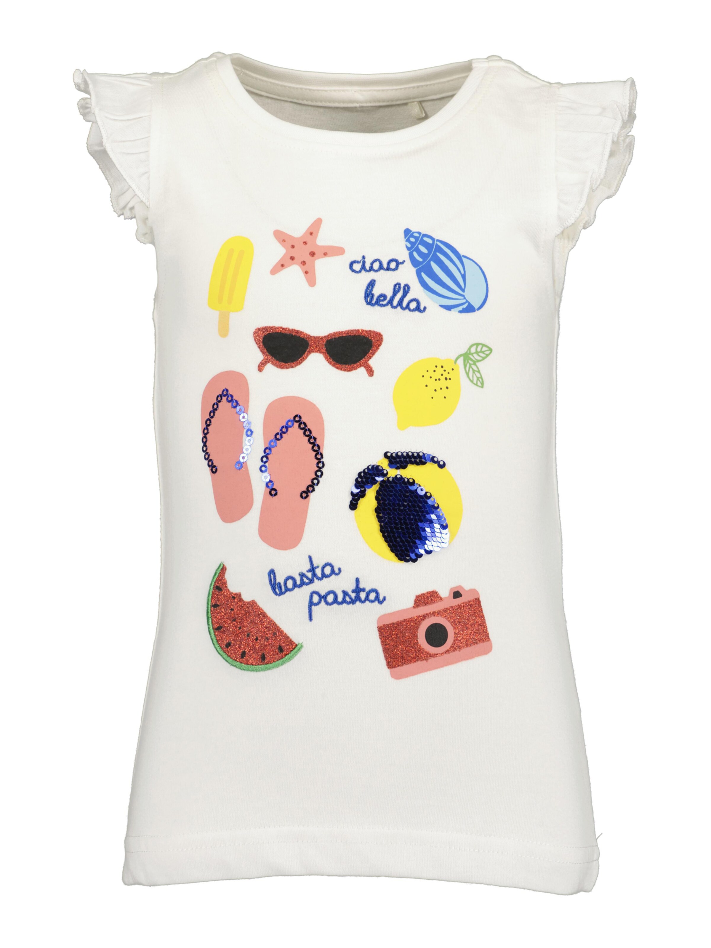 BLUE SEVEN Póló - fehér: elől