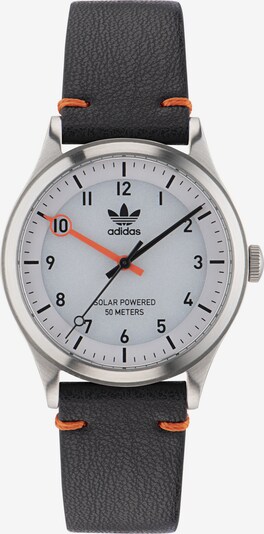 ADIDAS ORIGINALS Uhr   ' PROJECT ONE STEEL ' in grau / orange / silber / weiß, Produktansicht