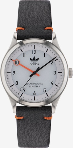 ADIDAS ORIGINALS Analog Watch ' PROJECT ONE STEEL ' in Silver: front