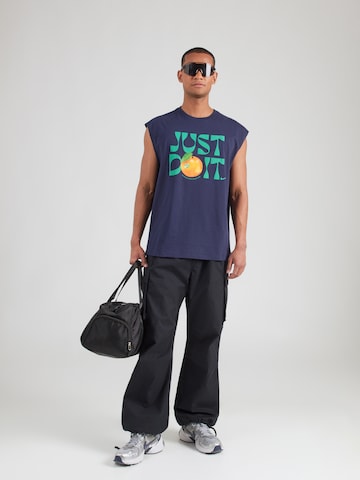 Nike Sportswear Koszulka 'SLVLS ORANGE' w kolorze niebieski