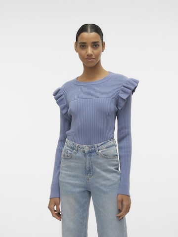 Pull-over VERO MODA en bleu : devant