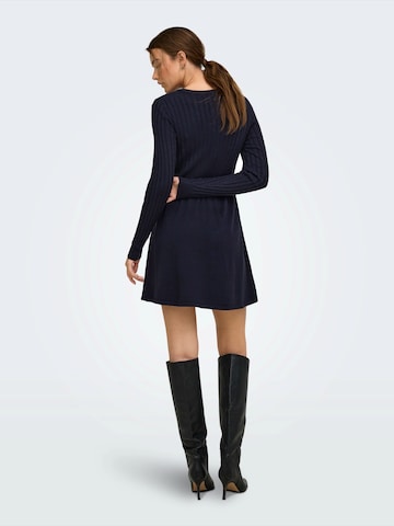 ONLY - Vestido de punto 'ONLFIA' en azul