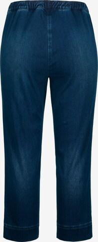 Ulla Popken Slimfit Broek in Blauw