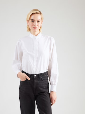 Chemisier 'C_Banny' BOSS en blanc : devant