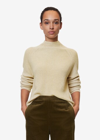 Pull-over Marc O'Polo en beige : devant