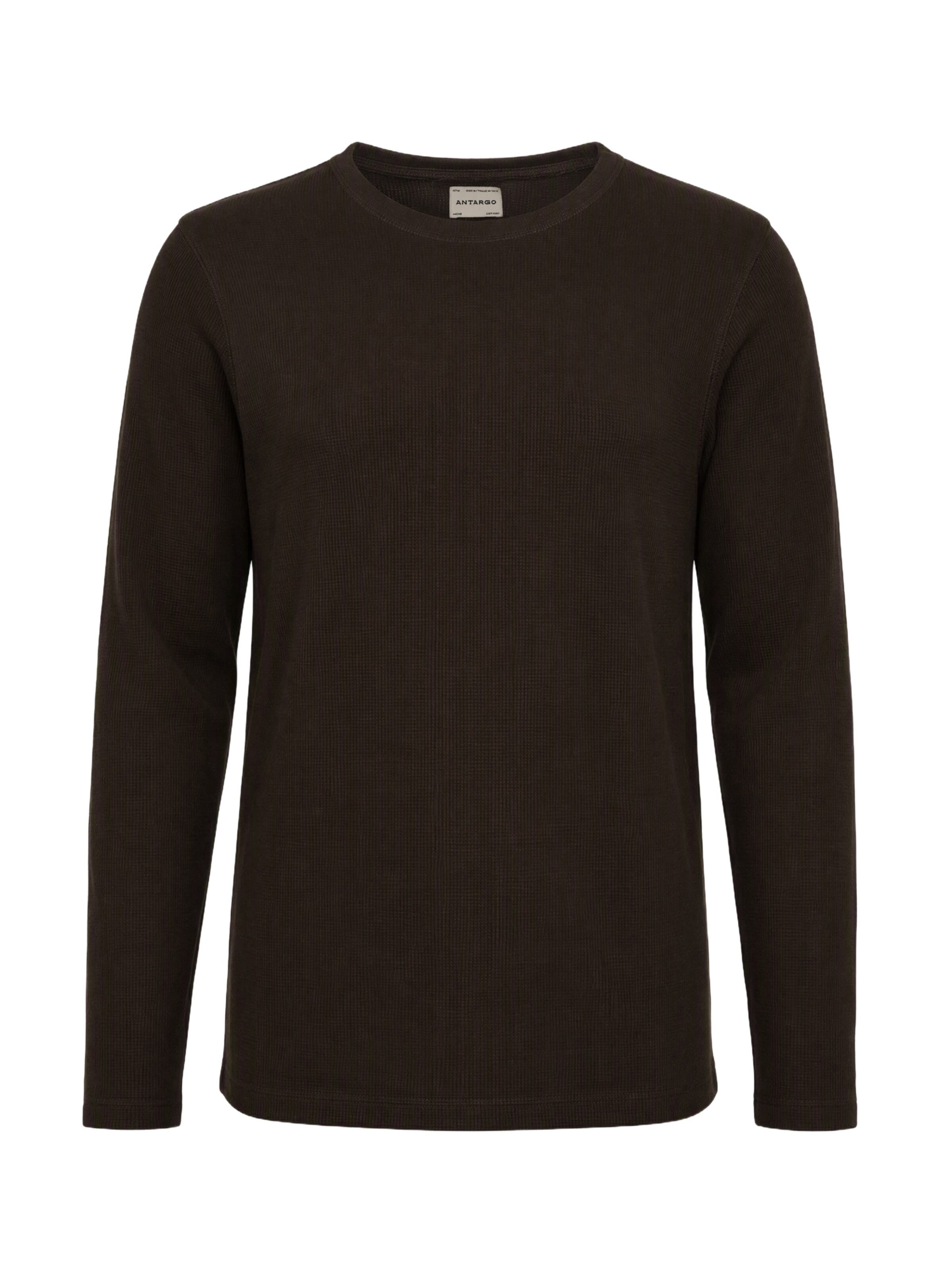 Antargo Shirt 'Alec'‌‌‌‌‌‌ in Braun: Vorderseite
