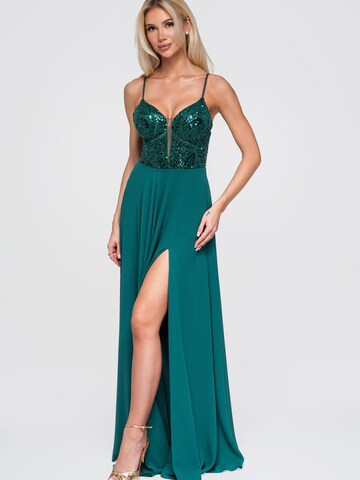 Ombre Avondjurk in Groen