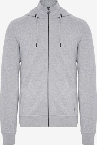 CHIEMSEE Regular fit Zip-Up Hoodie in Grey: front