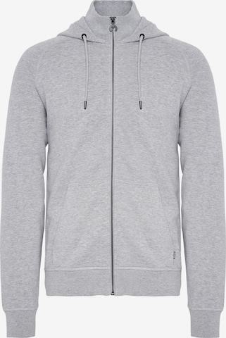 CHIEMSEE Regular fit Zip-Up Hoodie in Grey: front