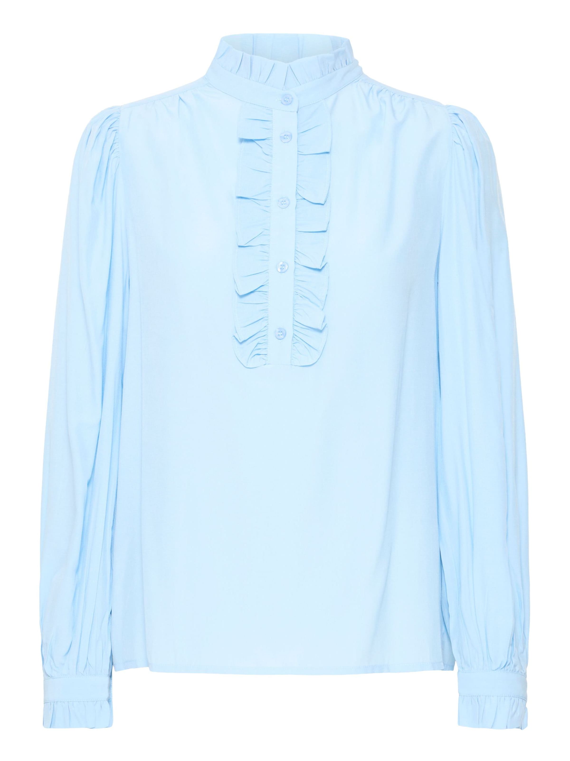b.young Blouse 'Fenja' in Blauw: voorkant