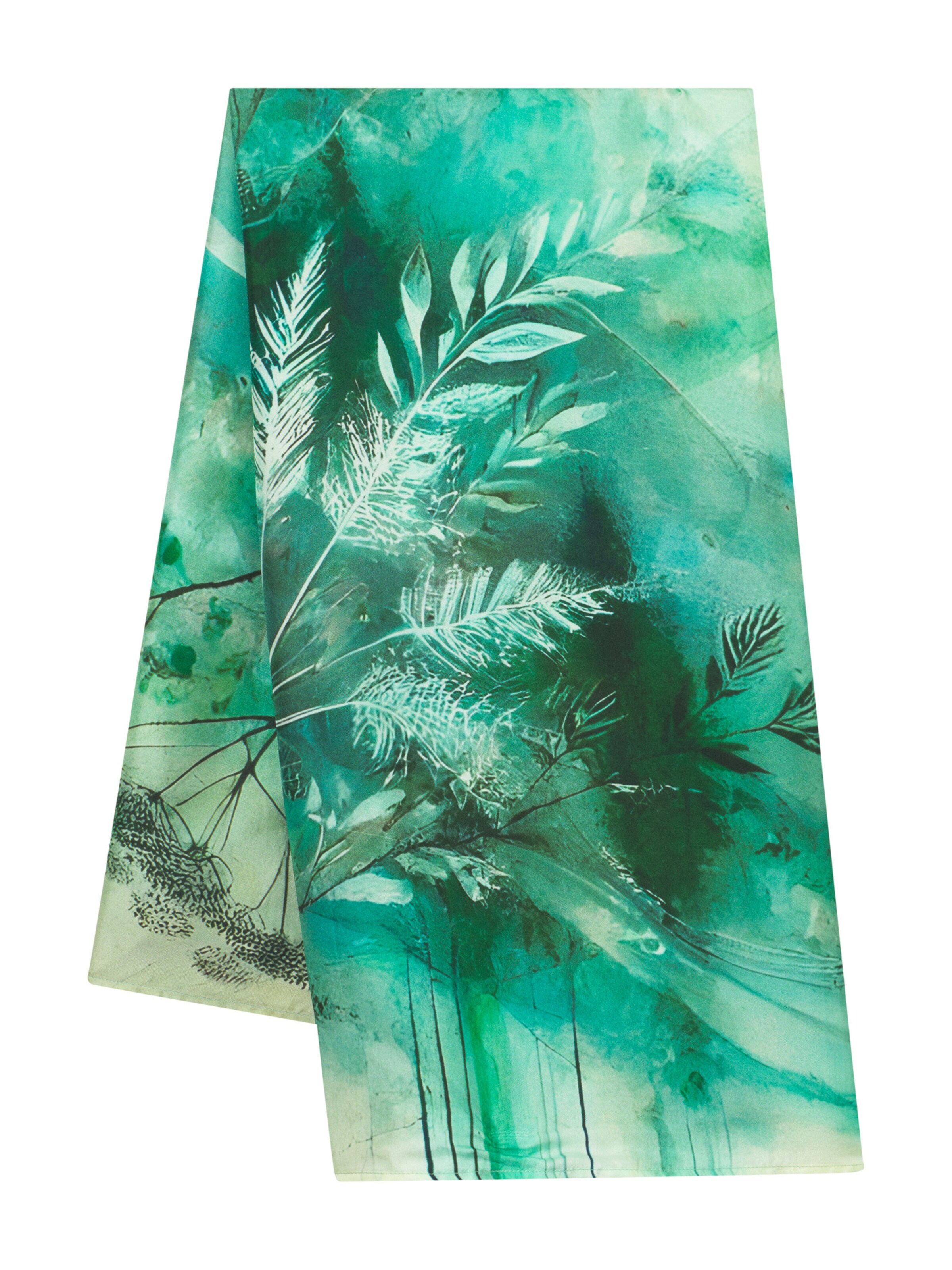 Bolongaro Trevor Sjal 'Birds' i blandingsfarvet