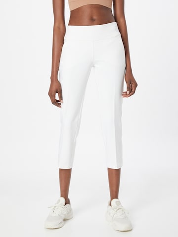 Coupe slim Pantalon de sport ADIDAS GOLF en blanc : devant