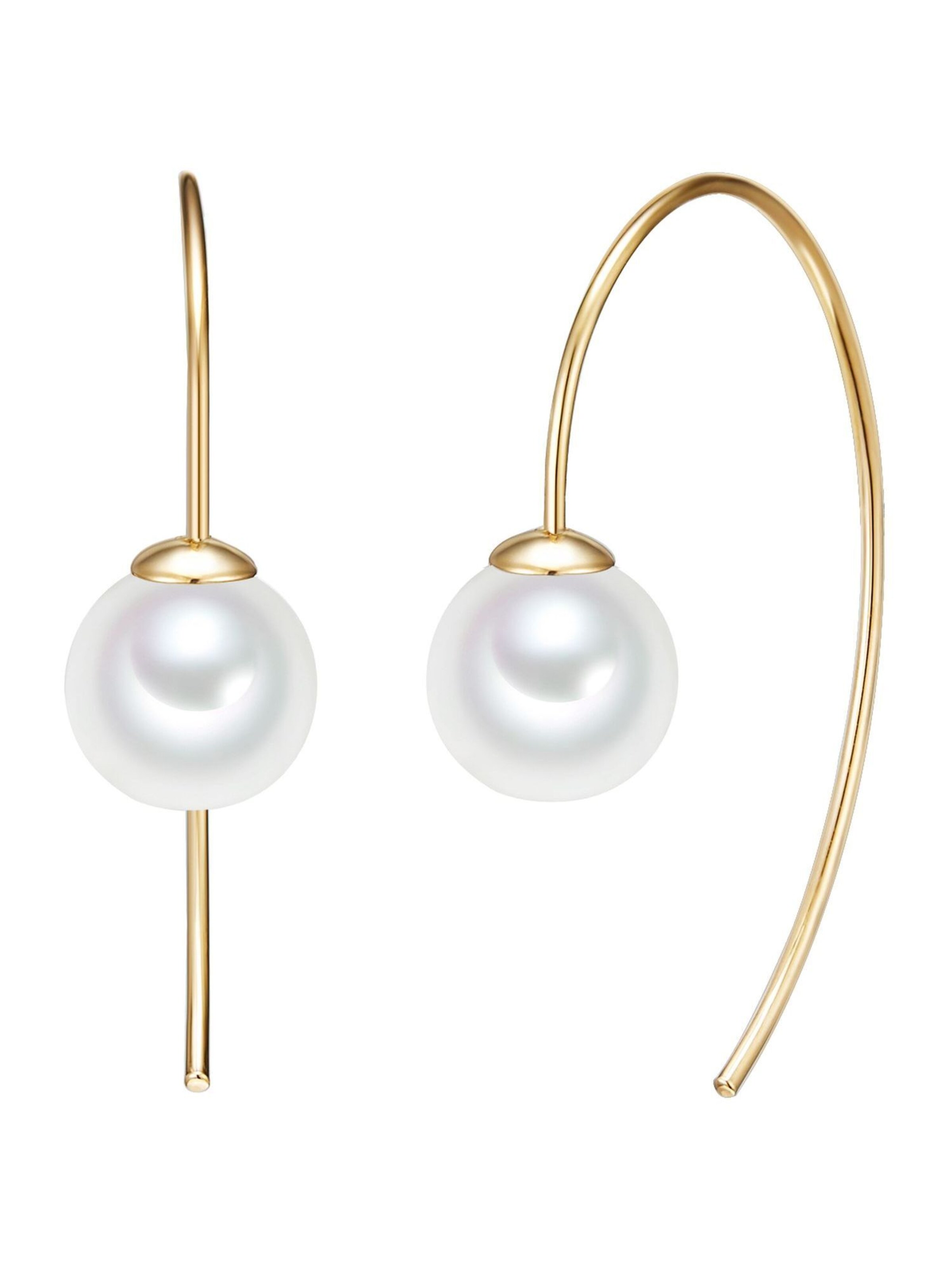 Boucles d'oreilles Lulu & Jane en or : devant