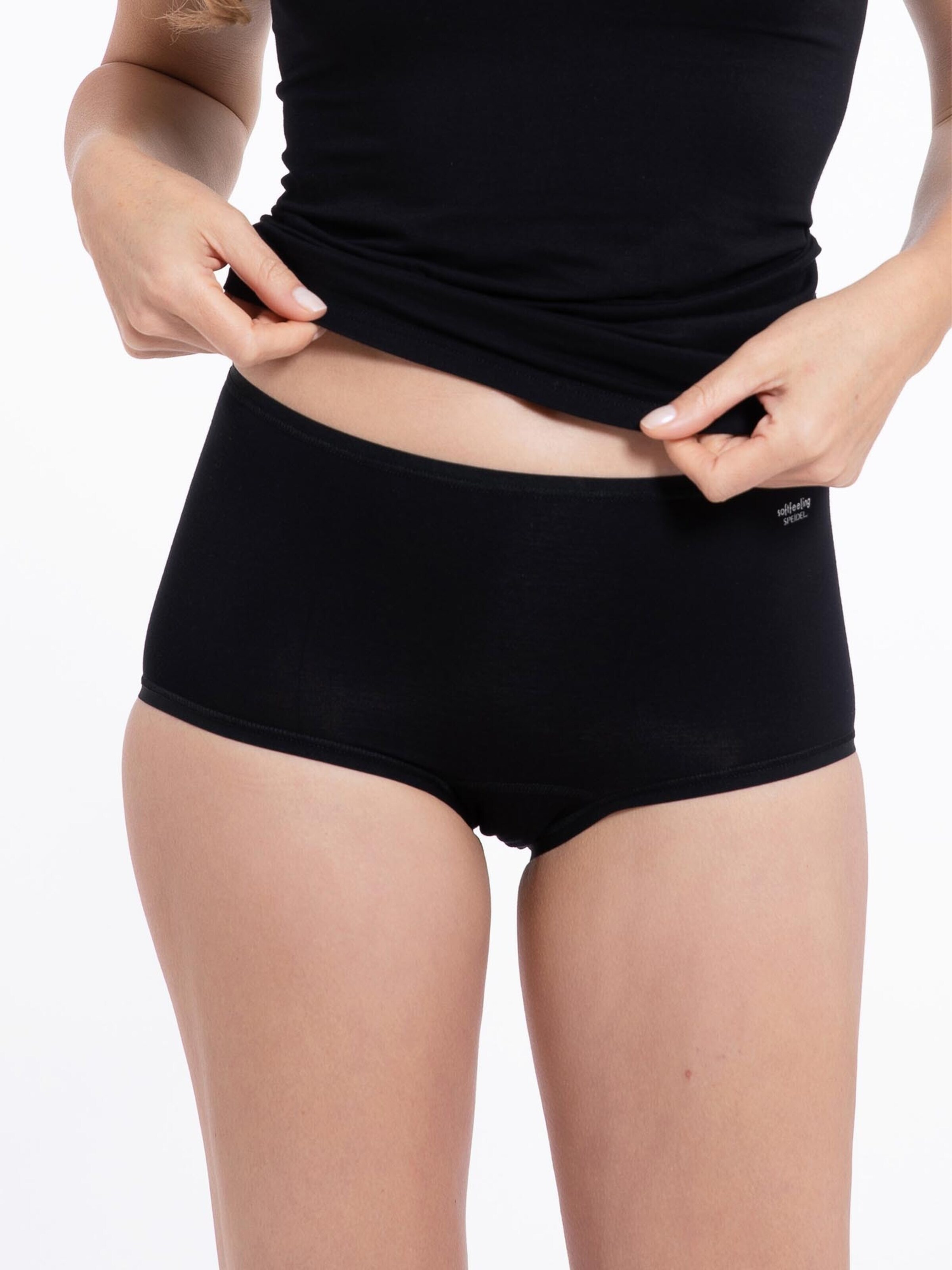 SPEIDEL Boyshorts 'Soft Feeling' in Black