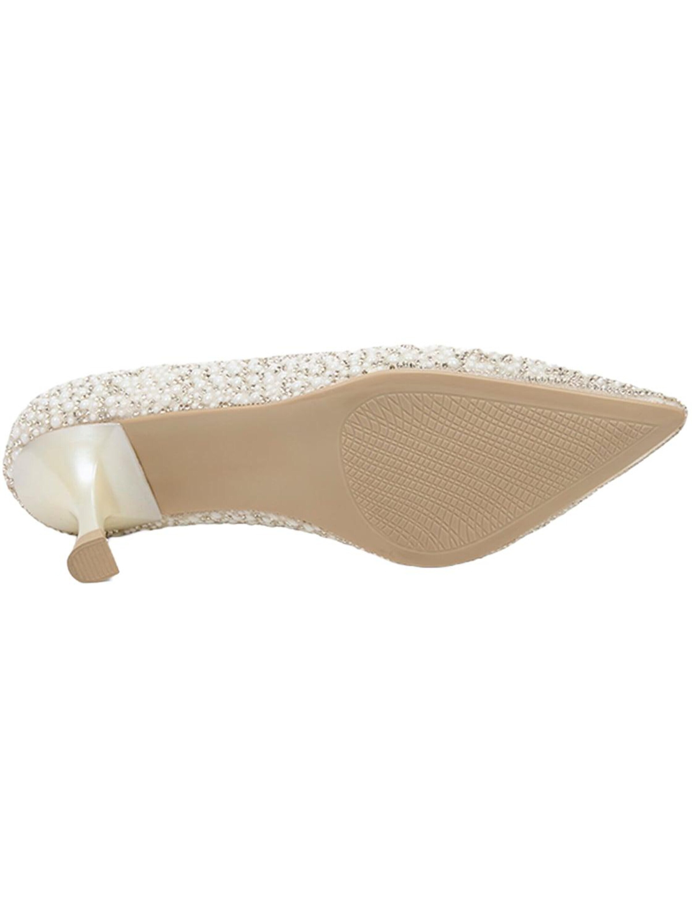 Desa - Zapatos con plataforma en blanco