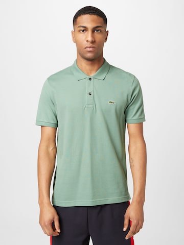 Slim fit Tricou de la LACOSTE pe verde: față