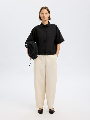 SELECTED FEMME Bluse i sort