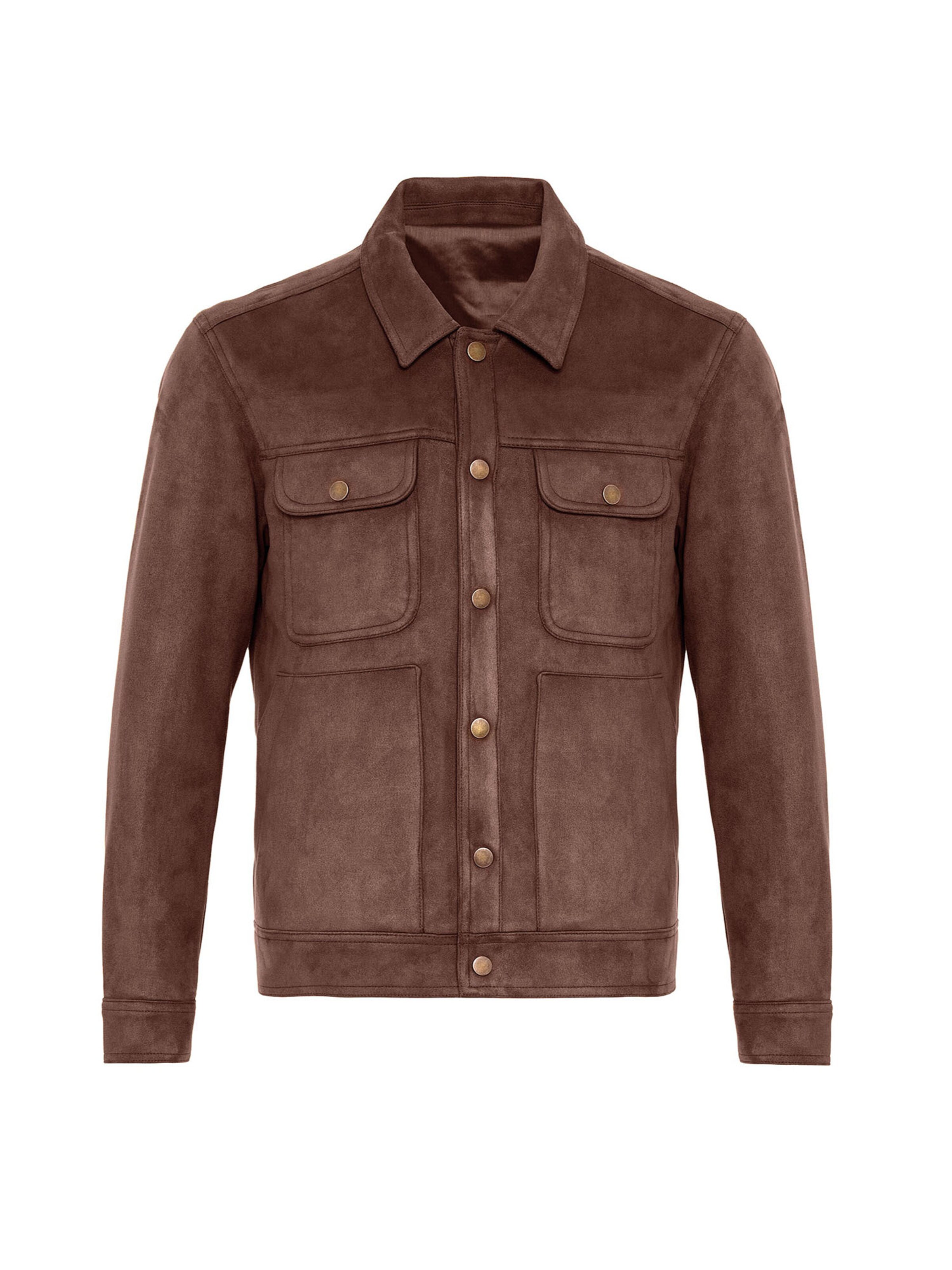 Antioch Přechodná bunda – hnědá: přední strana