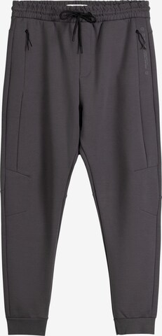 Effilé Pantalon Bershka en gris : devant