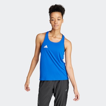 ADIDAS PERFORMANCE Спортивный топ 'Adizero Essentials' в Синий: спереди