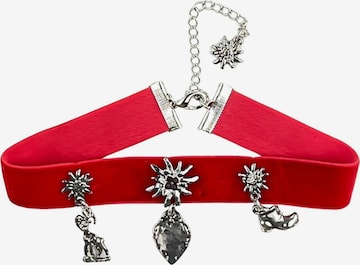Allgäu Rebell Necklace 'Doro' in Red: front