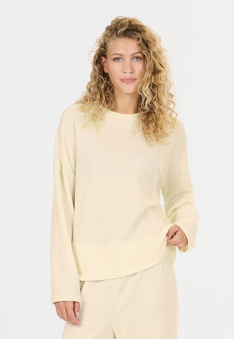 Athlecia Athletic Sweatshirt 'Cardall' in Beige: front