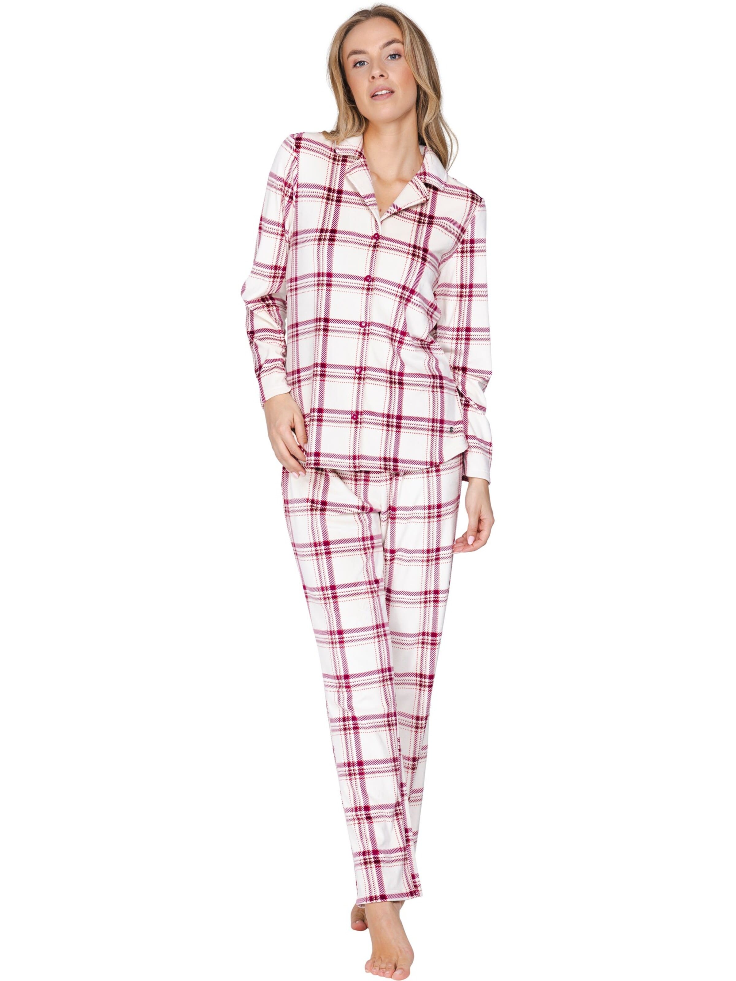 Pastunette Pyjama 'Rosewood Comfort' in Beige: voorkant