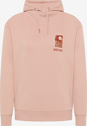 MUSTANG Sweatshirt in Pink: front