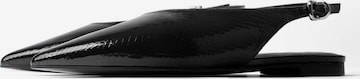 L37 HANDMADE SHOES Slipper 'THE MORNING AFTER JUNE' in Schwarz: Vorderseite