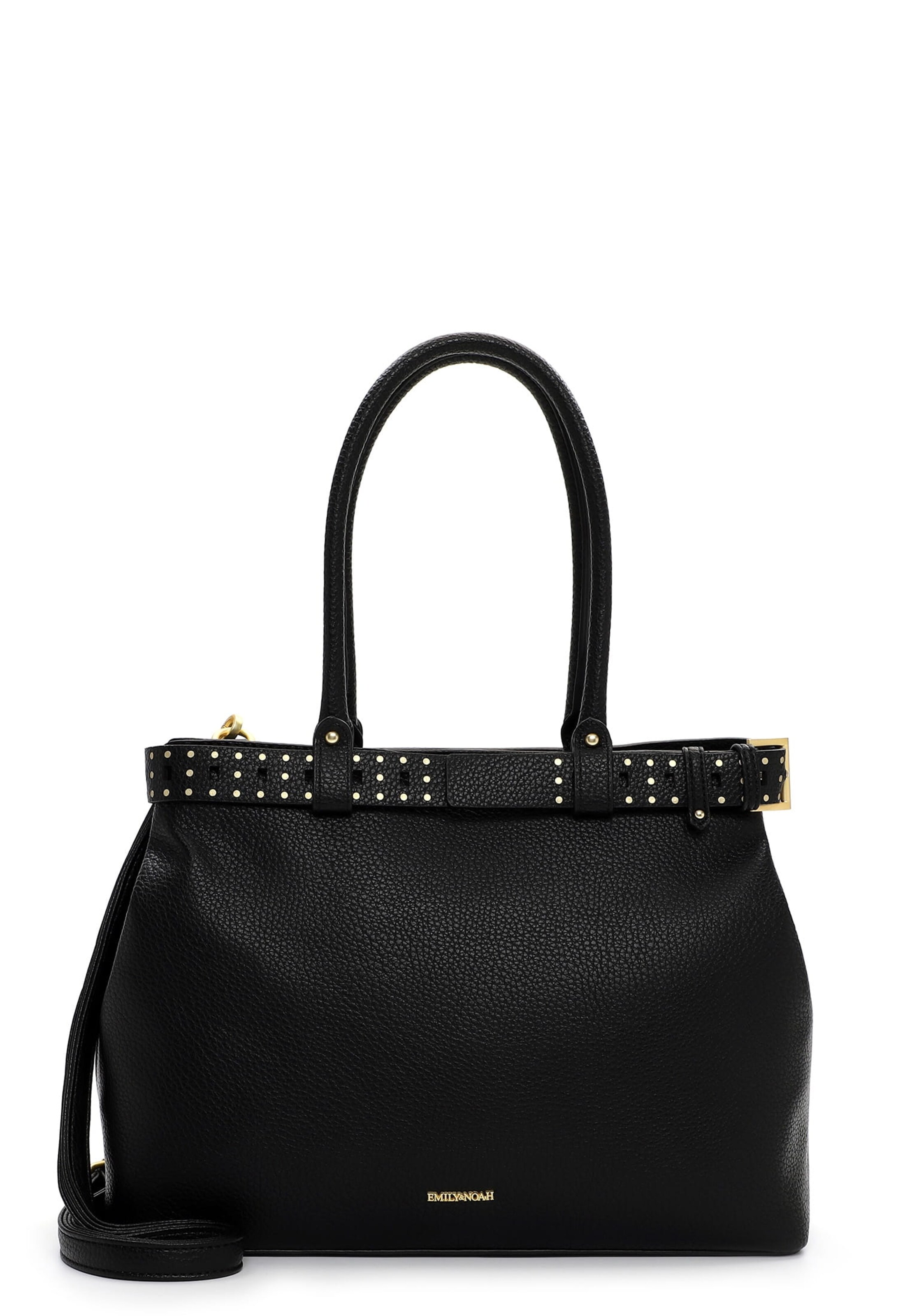 Emily & Noah Shopper 'Justine' i sort: forside