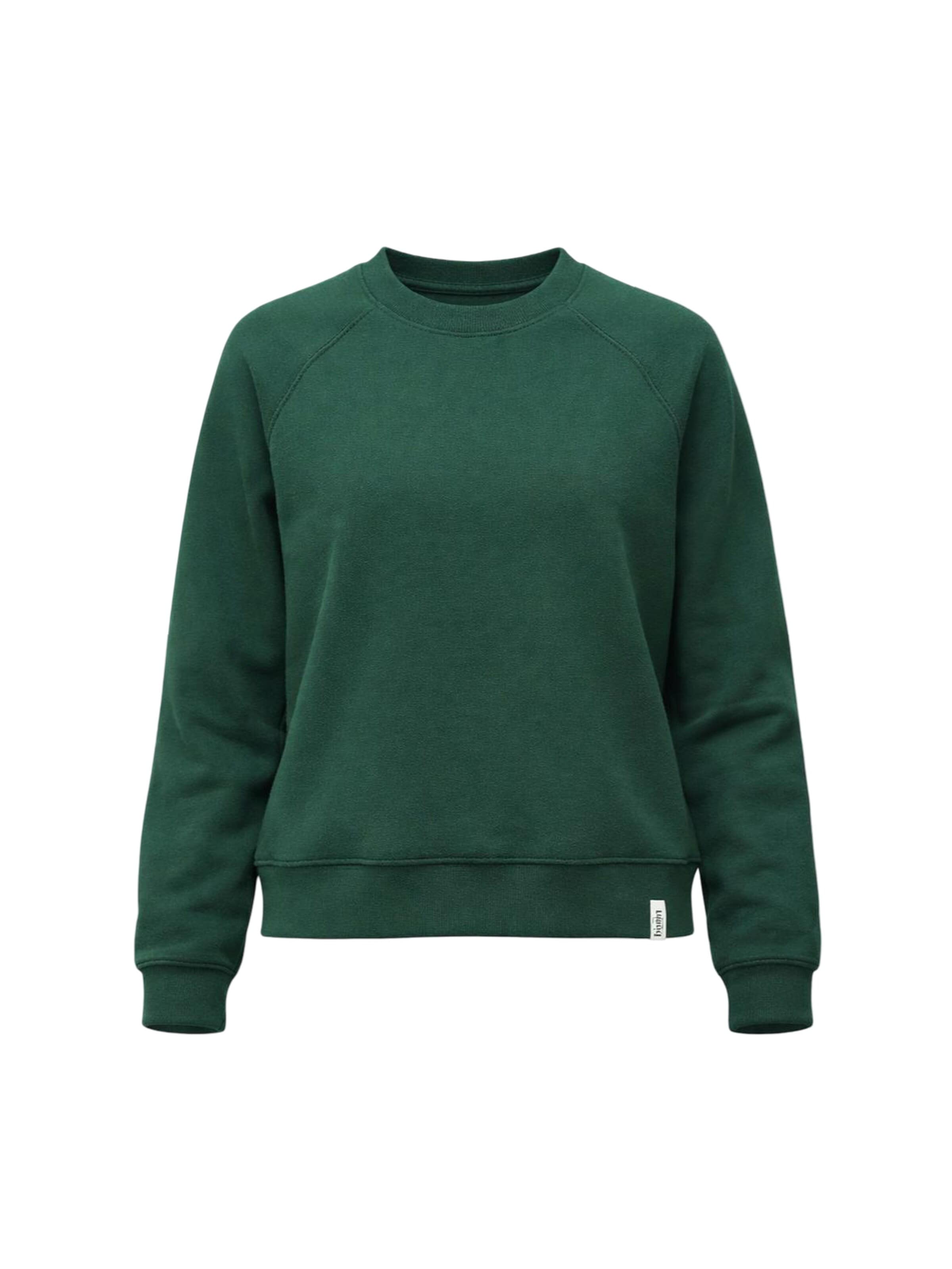 Peter Jo Sweatshirt 'Women’s Organic Sweatshirt – Willow'‌‌ in Grün: Vorderseite