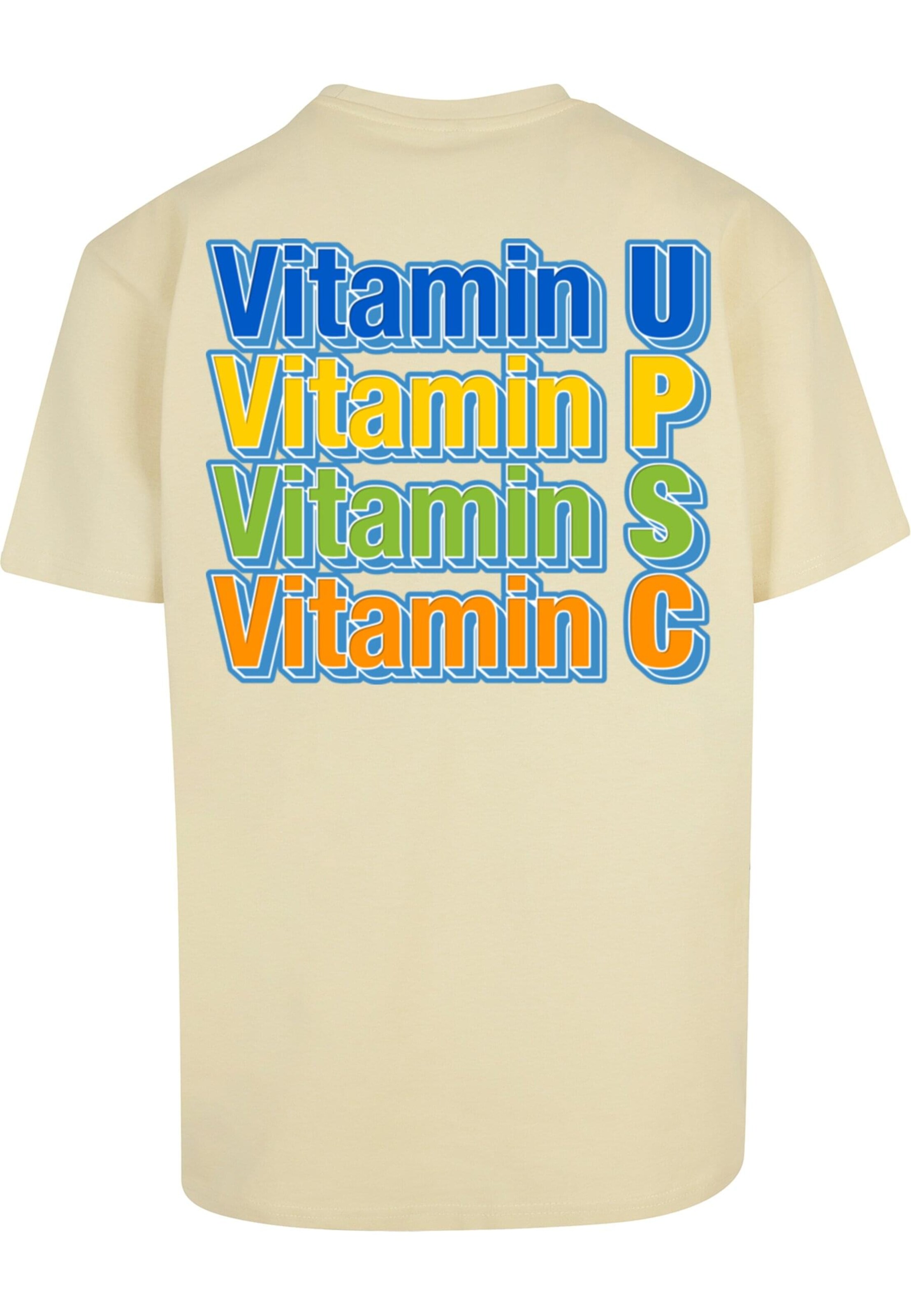 Maglietta 'Vitamin' di MT Upscale in giallo