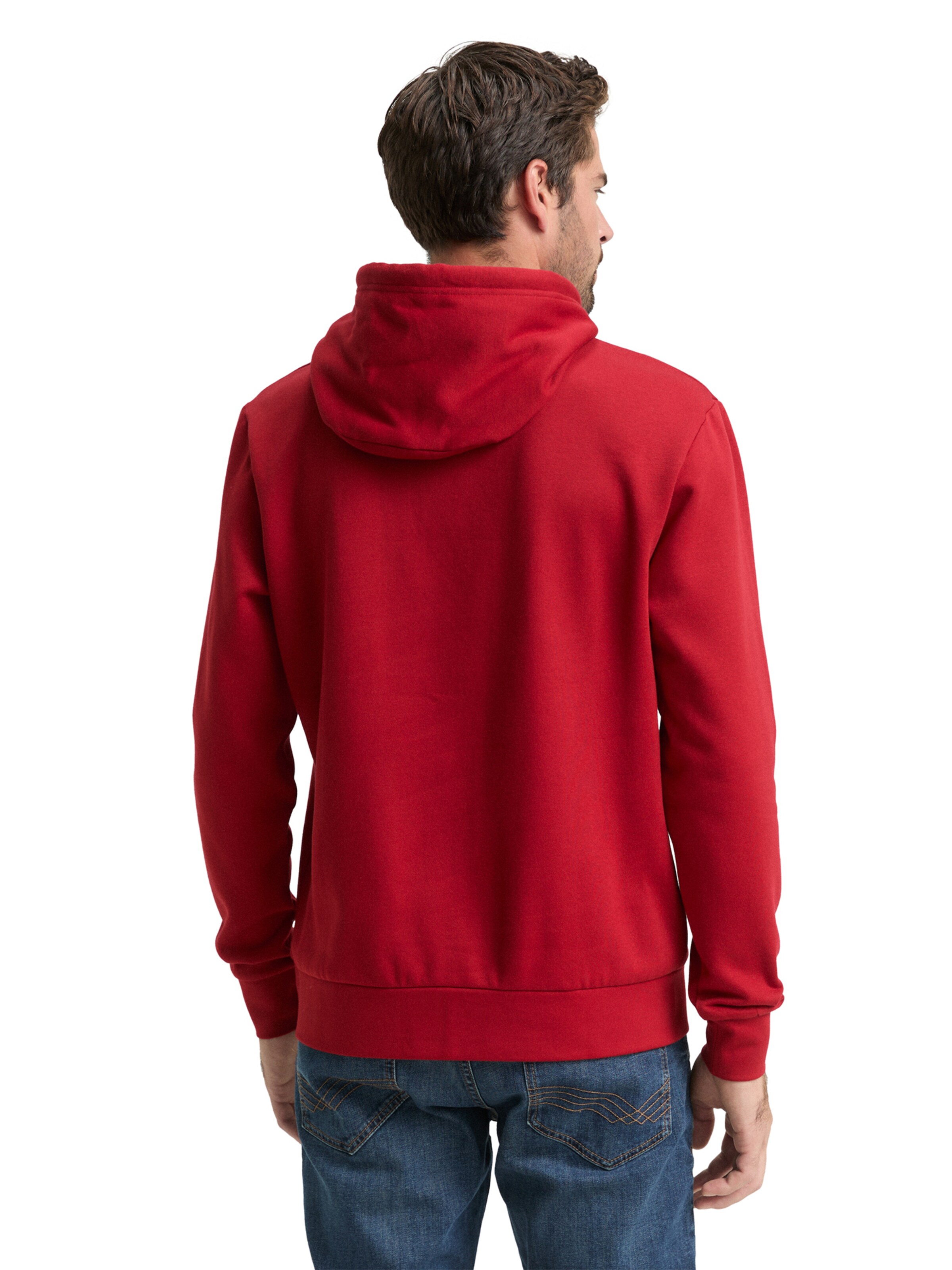 TOM TAILOR Sweatshirt in Red