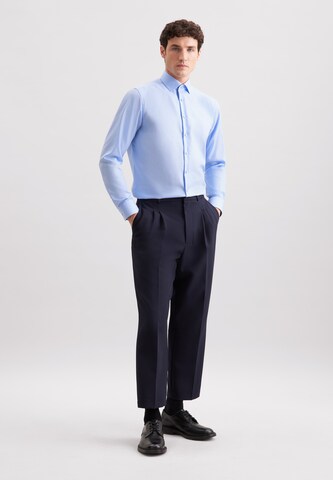 Coupe regular Chemise business SEIDENSTICKER en bleu