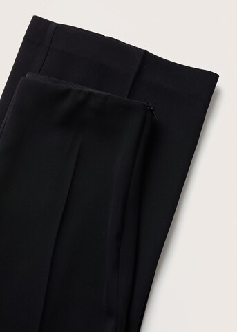 MANGO Bootcut Pantalon 'Palachin' in Zwart