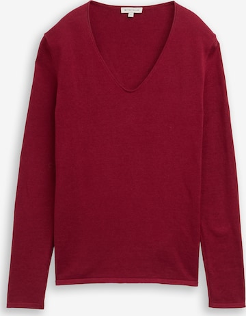 TOM TAILOR Sweater in Red: front