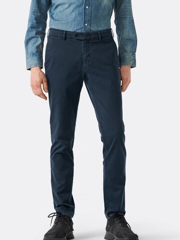 MMX Germany Regular Chino 'Lupus' in Blauw: voorkant