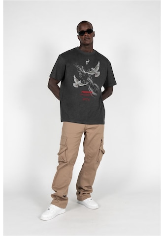 MJ Gonzales T-Shirt 'Freedom' in Grau