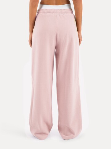 Smilodox Loosefit Broek in Roze